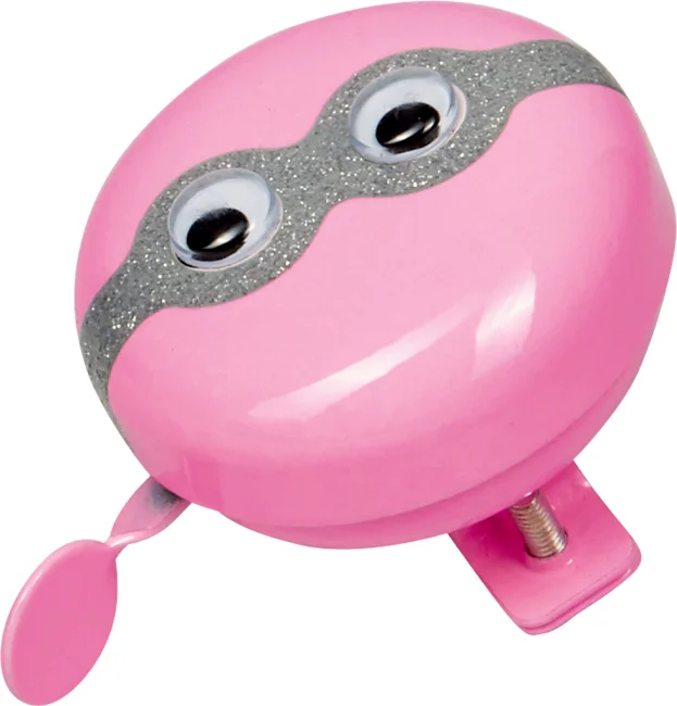 Die Spiegelburg – kleine Fahrradklingel Wackelaugen, pink