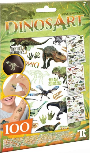 DinosArt™ – Temporäre Dino Leuchttattoos