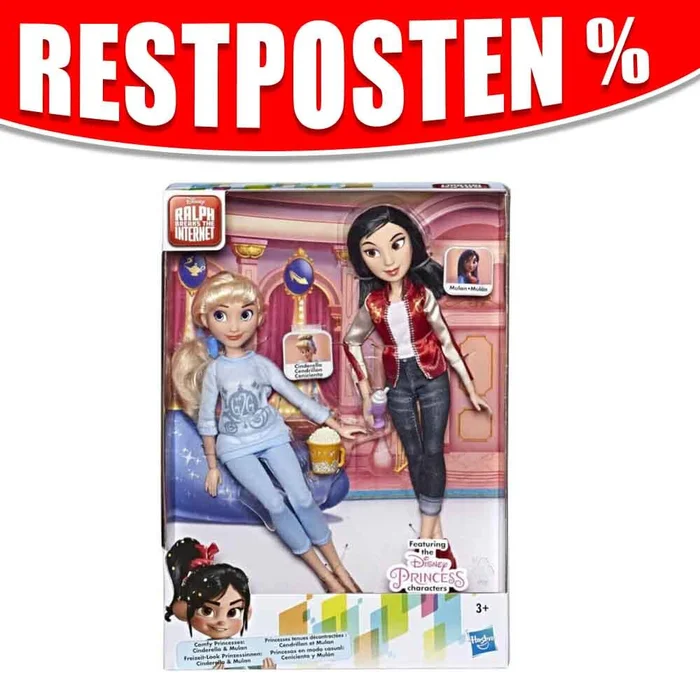 Disney Cinderella and Mulan Puppen