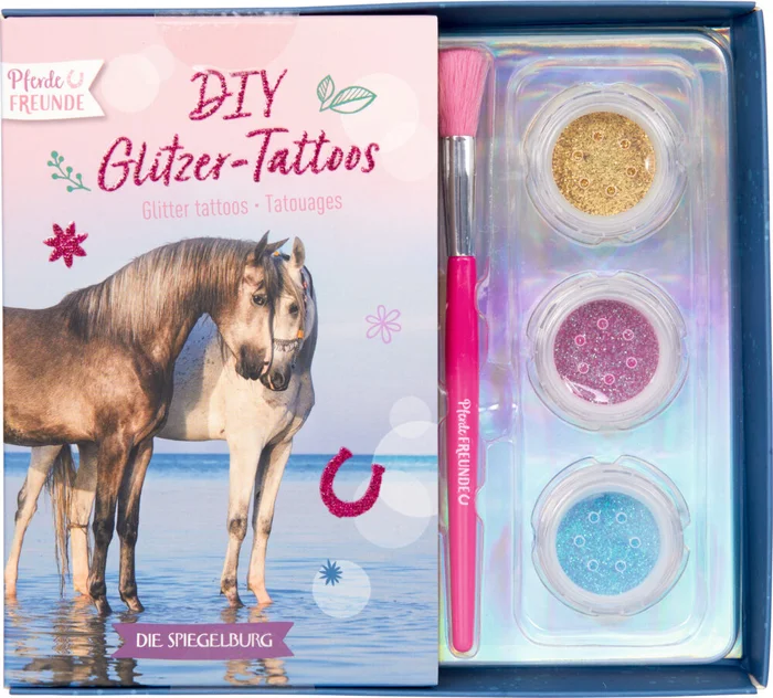 DIY Glitzer-Tattoos – Pferdefreunde