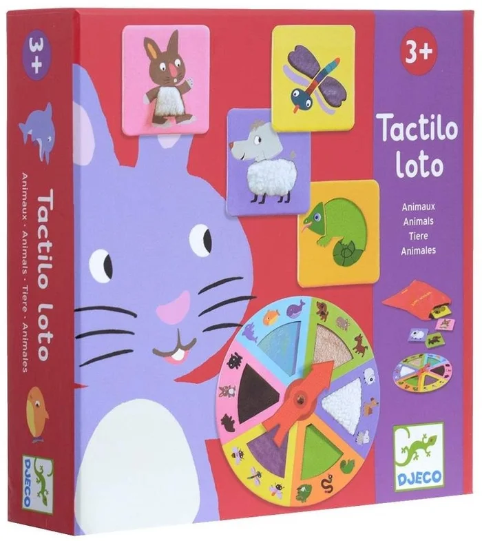 Djeco – 76353 – Tactilo Lotto Tiere