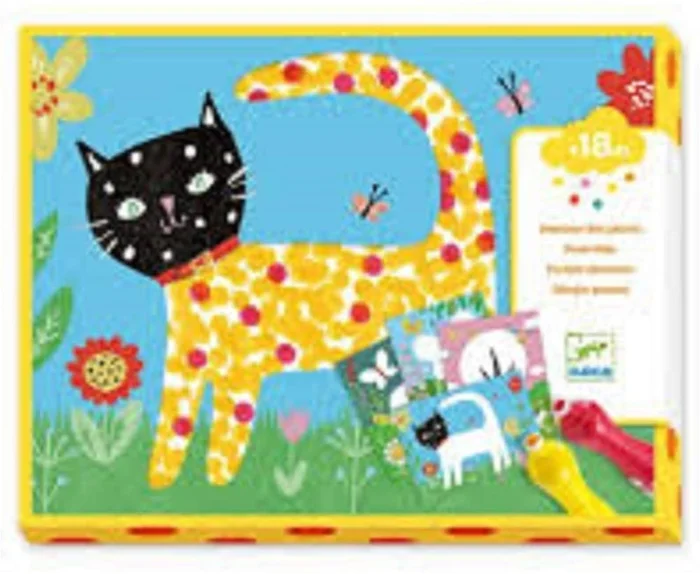 Djeco DJ09887 Pintura Colorear a puntitos Farben