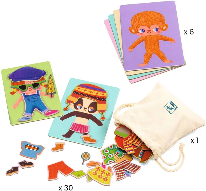 Djeco JEUX EDUCATIFS – JEUX EDUCATIFS Bingo Je m’habille – FSC MIX