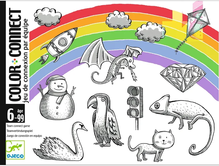Djeco Kartenspiel Color connect