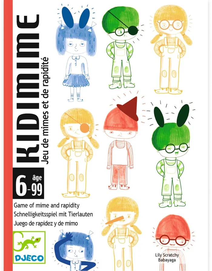 Djeco Kartenspiel Kidimime – 6+