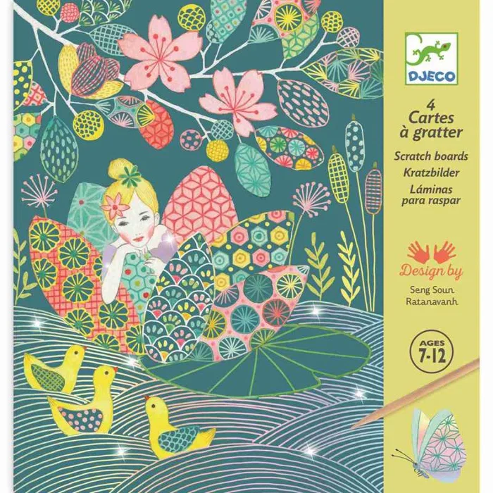 DJECO Kratzbilder – Der Teich