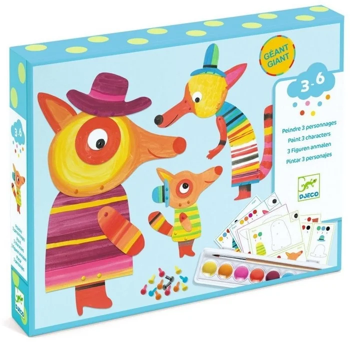 Djeco Malset Familie Fuchs