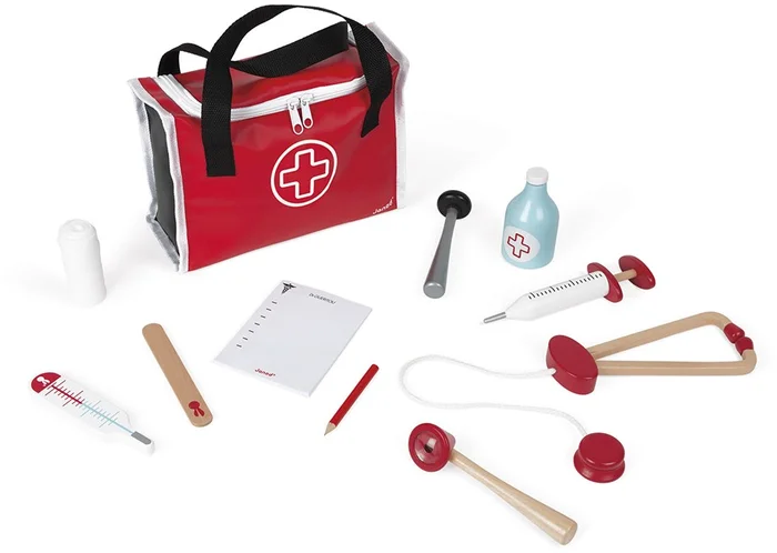 Doktortasche (Inkl. 10 Teile Zubehör)