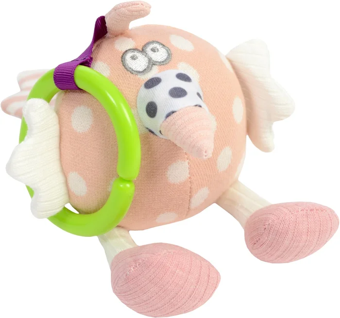 Dolce Toys Babyspielzeug Primo Papagei Penelope – 19 cm – Mutterschaft Geschenk Mädchen / Junge – 0 Jahre / 6 Monate