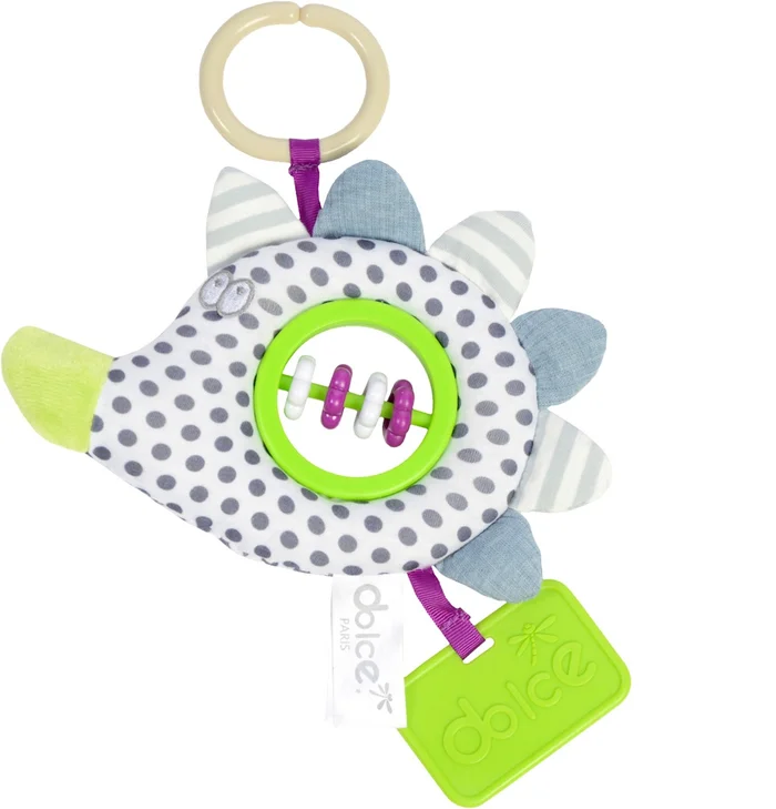 Dolce Toys Spielzeug Primo Aktivitätsanhänger Igel Henri – 21 cm
