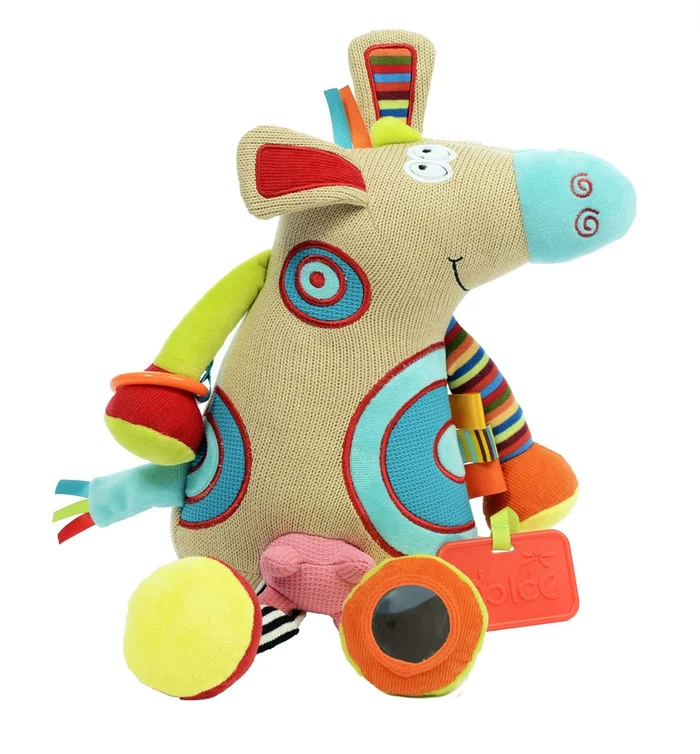 Dolce Toys toys Klassische Aktivität Kuscheltier Kuh – 27 cm