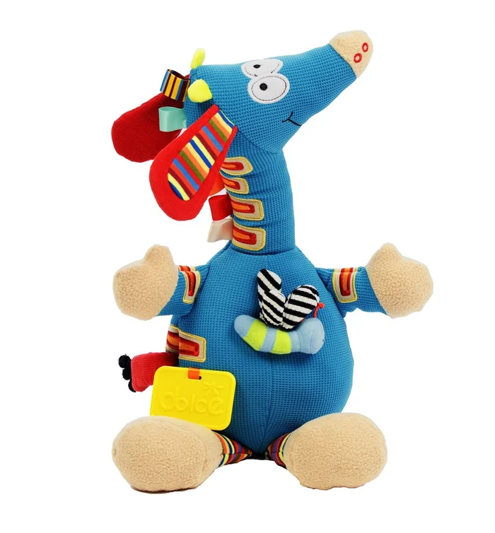 Dolce Toys toys Klassische musikalische Aktivität Kuscheltier Giraffe – 36 cm