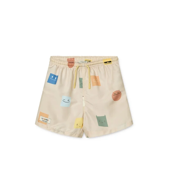 DUKE Bedruckte Boardshorts Smiley / Sandy