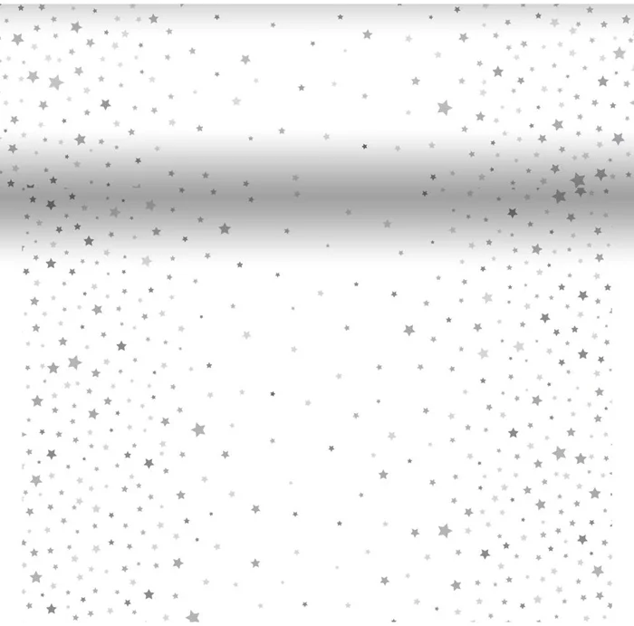 Duni 3-in-1 Silver Stardust 40×480