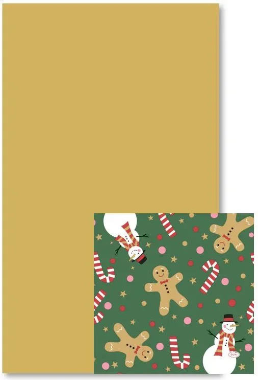 Duni Kerst Combipack tafelkleed 138x220cm + servetten 33cm