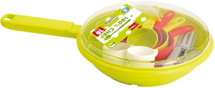 Ecoiffier 100% Chef Pan met Servies