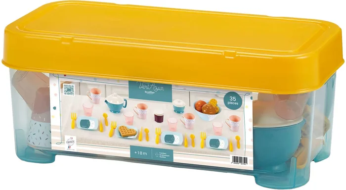 Ecoiffier Ontbijt Speelset in Opbergbox, 35dlg.