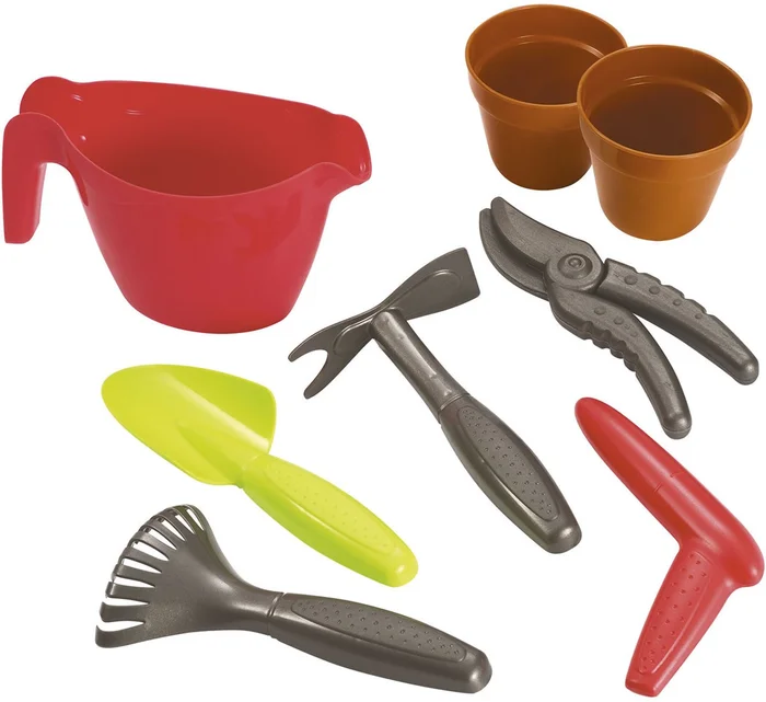 Ecoiffier Trolley met Tuingereedschap