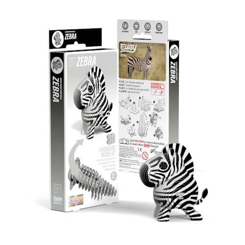 Eugy 3D Bastelset – Zebra