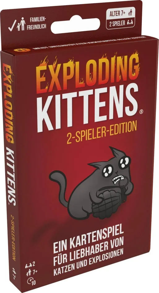 Exploding Kittens: 2-Spieler-Edition