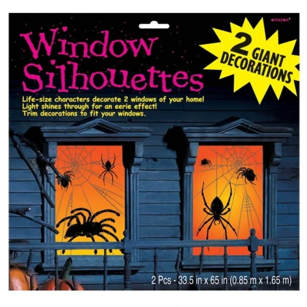 Fensterposter Spinnen