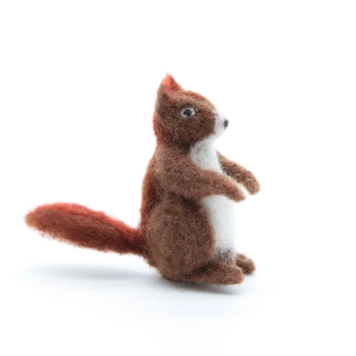 Fingerpuppe Filz – Eichhörnchen