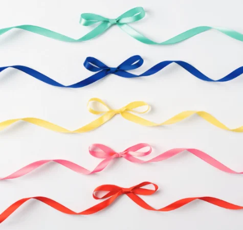 Folia Folia Satijnen linten Regenboog 5 x 4m