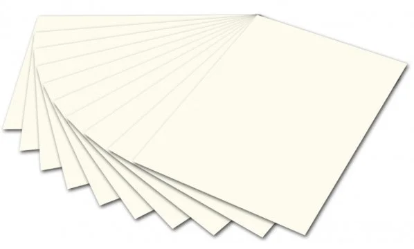 Folia Folia Tekenpapier 50X70 cm 130 gr 10 Vel Parelwit