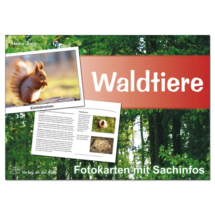 Fotokarten und andere Lehrmittel über Waldtiere – hier online bei Wiemann Lehrmittel