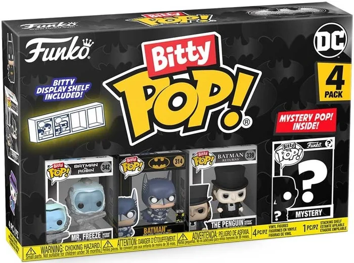 FUNKO BITTY POP: BATMAN 85TH – FREEZE 4PK