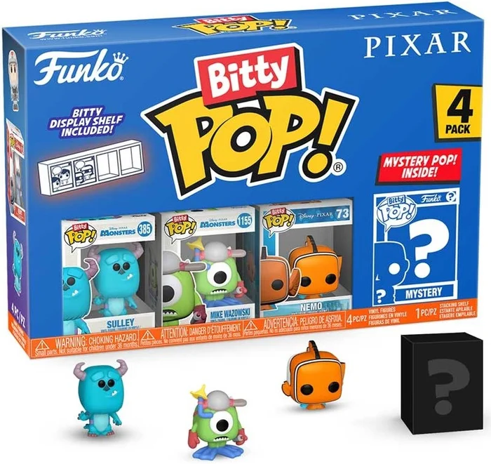 FUNKO BITTY POP: PIXAR – 4PK