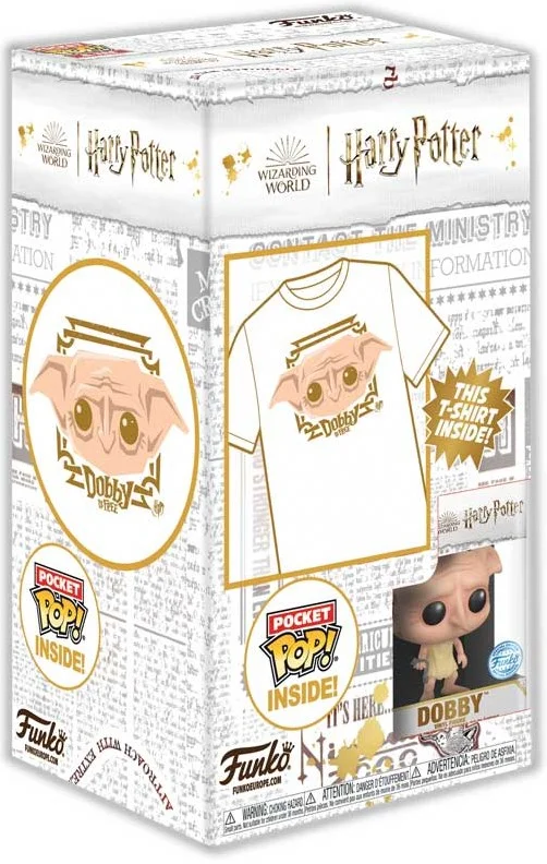 FUNKO POCKET POP! & TEE: HARRY POTTER: DOBBY – L