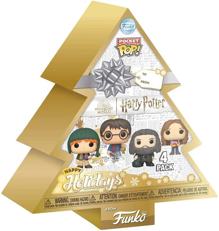 FUNKO POCKET POP: HARRY POTTER – TREE HOLIDAY BOX 8PC PDQ