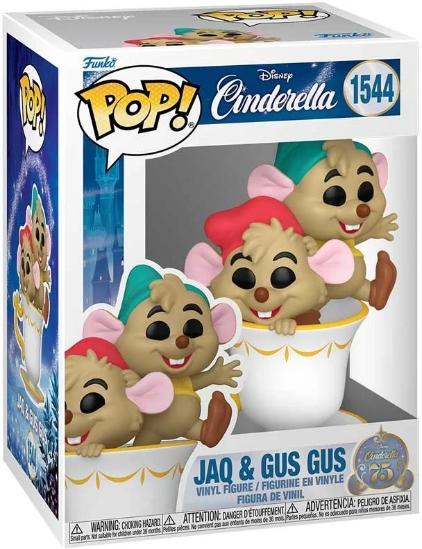 FUNKO POP DISNEY: CINDERELLAS 75TH – JAQ & GUS IN CUP