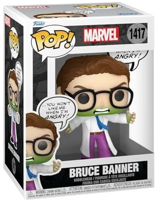 FUNKO POP MARVEL: BRUCE BANNER DONT MAKE ME ANGRY