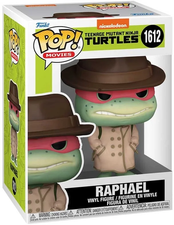 FUNKO POP MOVIES: TMNT- RAPHAEL W/COAT & HAT