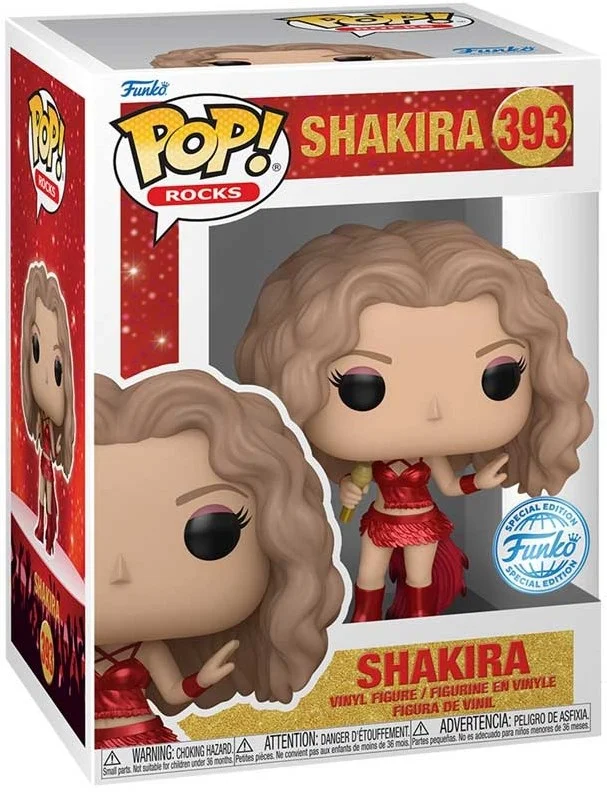 FUNKO POP ROCKS: SHAKIRA – SUPER BOWL METALLIC