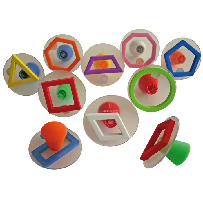 Geometrischen Flächen und Figuren stempeln