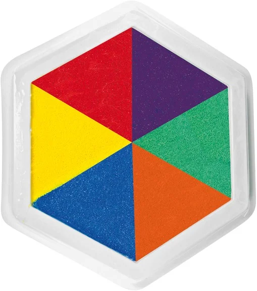 Giant stamp pads multicolour 6 colours