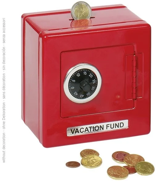 Goki 14019 Spardose Rot Metall