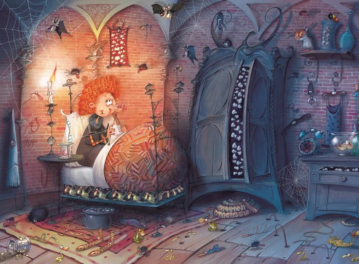 Grafika François Ruyer – Die Hexe – 2000 Teile