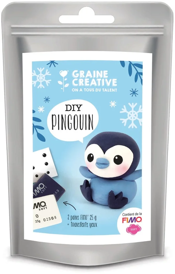Graine Creative GC Fimo Soft Polymeerklei – Pinguin