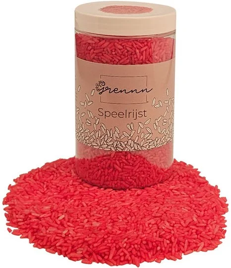 Grennn speelrijst bordeaux rood 250 gram