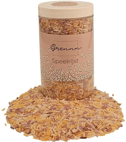 Grennn speelrijst hippy summer mix 250 gram