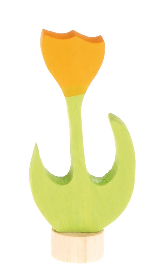 Grimm's Steckfigur gelbe Tulpe