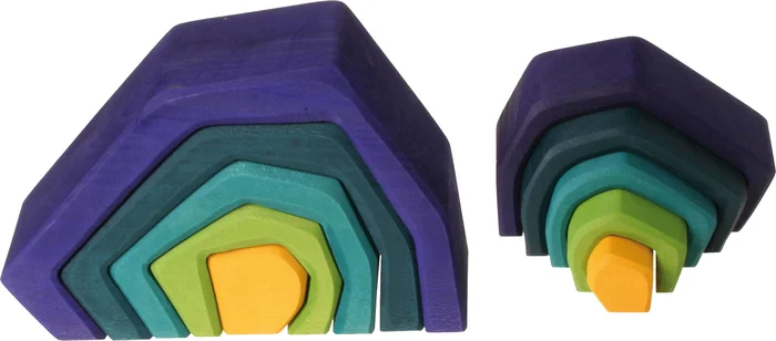 Grimm’s Bau- und Spielsteine „Erde“ – groß 5tlg.