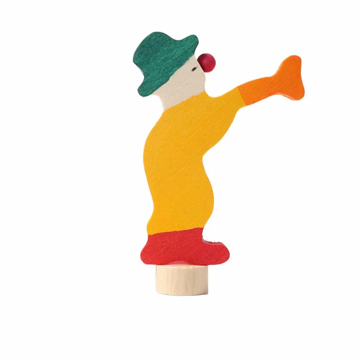 Grimms Steckfigur Clown mit Trompete