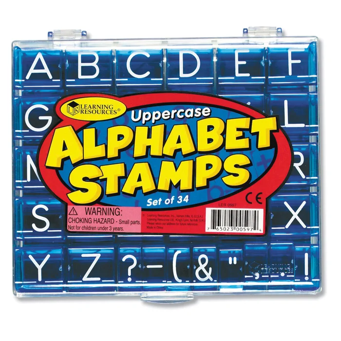 Großbuchstaben-Stempel inkl. Satzzeichen