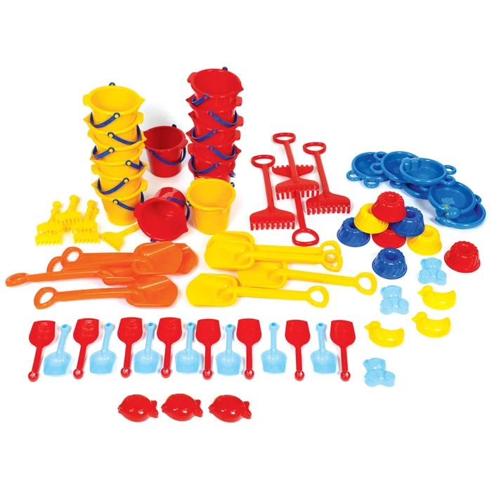 Gruppen-Sandspielset mit 72 Teilen