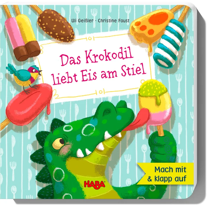 HABA Buch Das Krokodil liebt Eis am Stiel